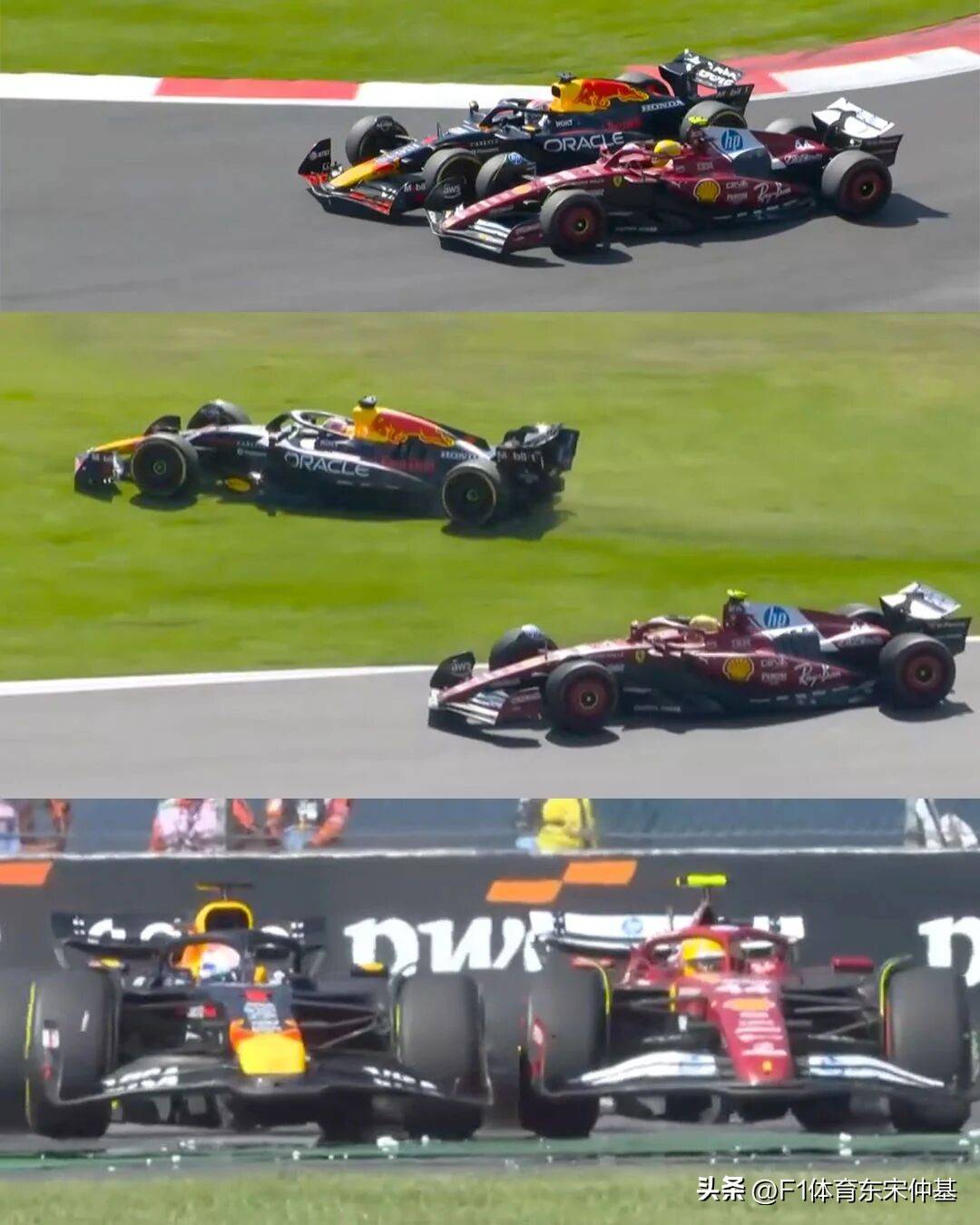 雷诺车队鏖战索伯车队，诺里斯关键制胜